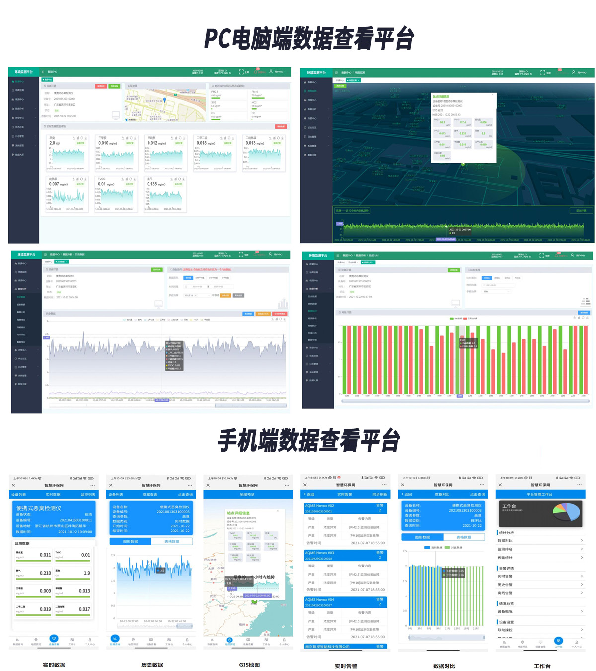 手提便携式多参数环境监测设备