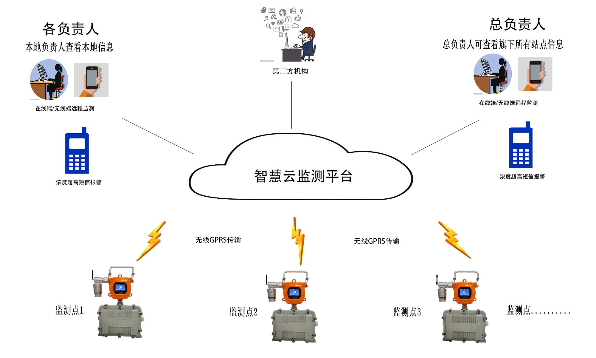 手提可移动固定式有毒害气体检测仪