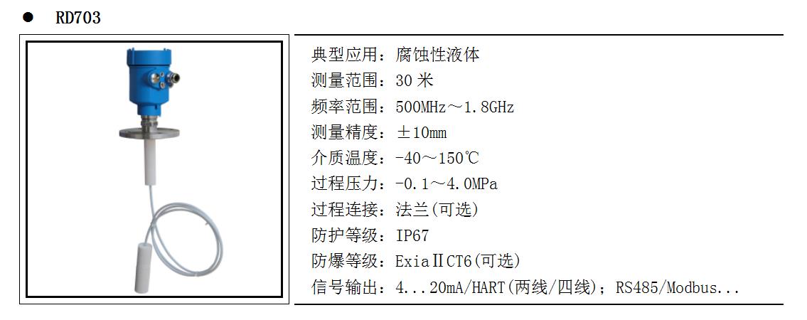 1.8G导波雷达物位计